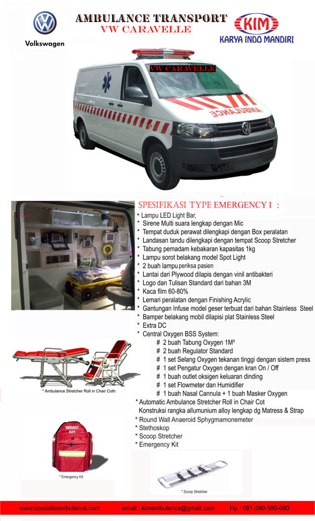 VW CARAVELLE EMERGENCY 1a res